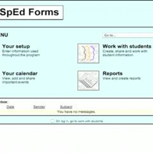 How to change your SpEd Forms password