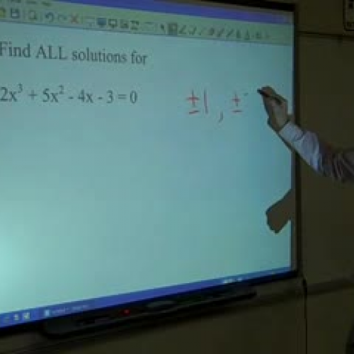 Coach Spotz teaches polynomial functions part