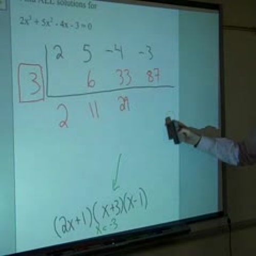 Coach Spotz teaches polynomial functions part