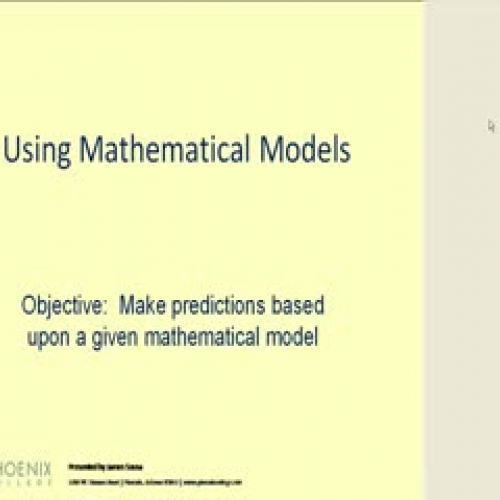 Using Models to Make Predictions