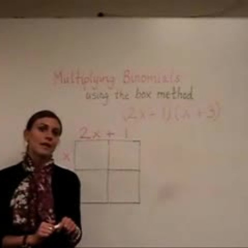 Multiplying Binomials