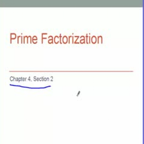4-2 Prime Factorization