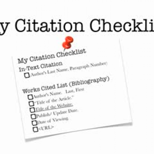 Citation Checklist - NEW