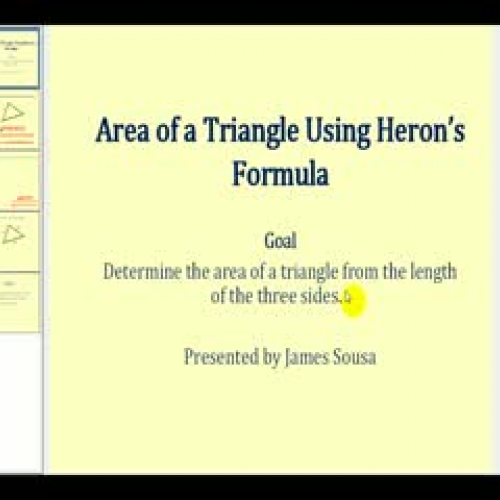 Heron's Formula