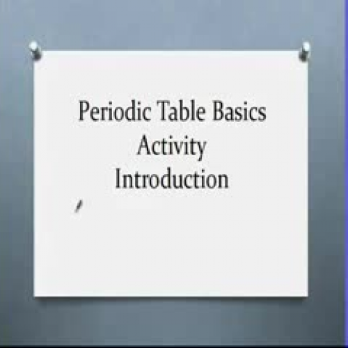 Periodic Table Activity Instructions