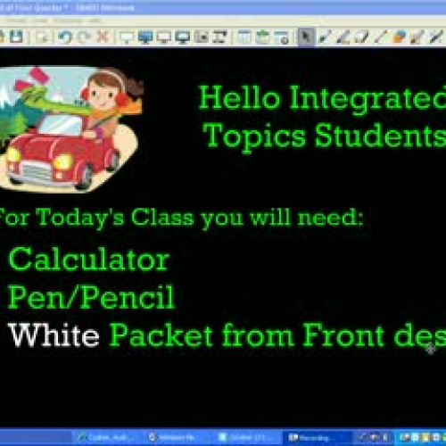 November 29 and 30 Lesson