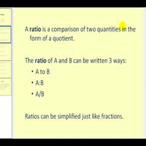 Ratios