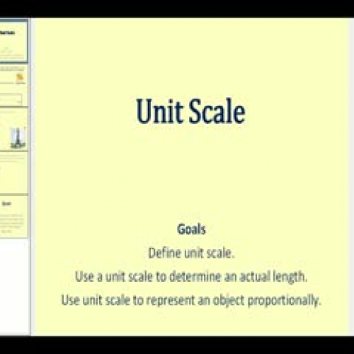 Unit Scale