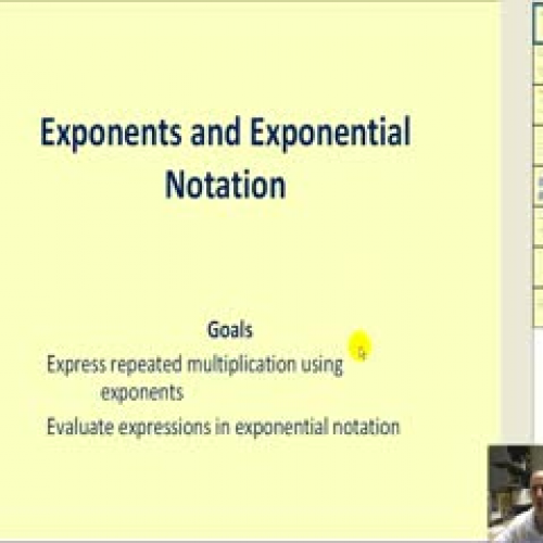 Exponential Notation