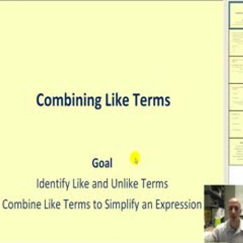 Combining Like Terms
