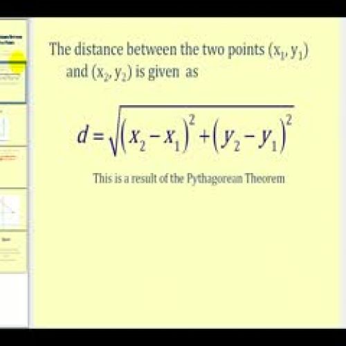 The Distance Formula