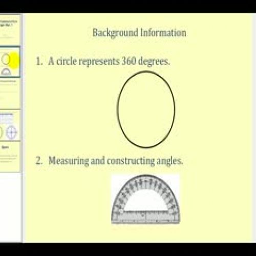 Constructing a Circle Graph or Pie Chart - Pa