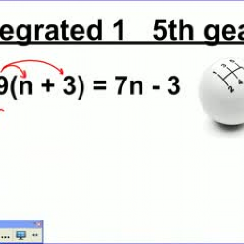 Integrated 1 Fifth gear 12-3-10