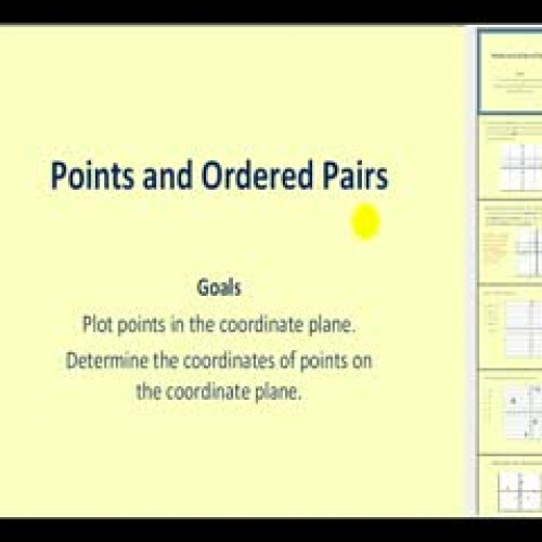 Plotting Points on the Coordinate Plane