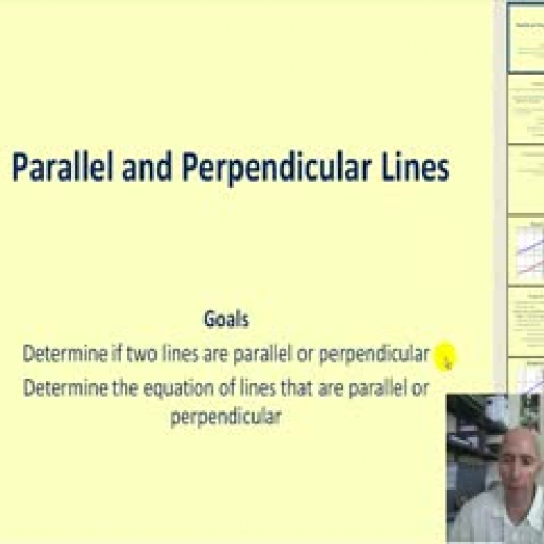 Parallel and Perpendicular Lines