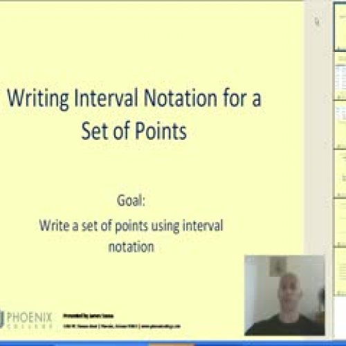 Interval Notation