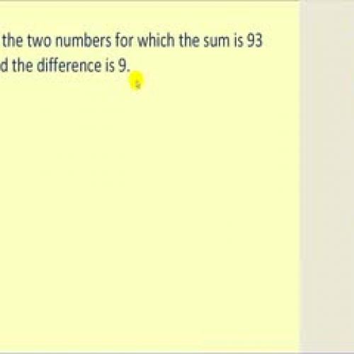 Applications Involving Systems of Equations