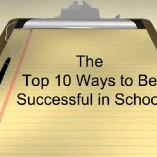 Top 10 Reasons to be Successful in School