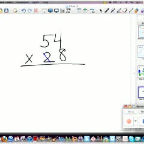 Kris Teaches Multiplication