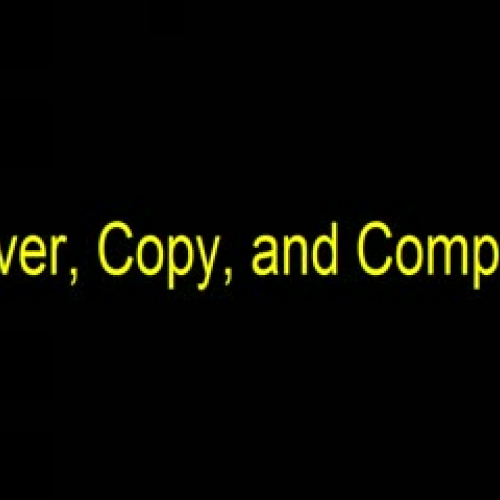 Cover Copy and Compare