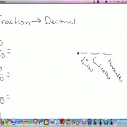 Fraction to Decimal