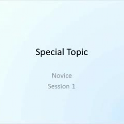 Novice ST1 part1