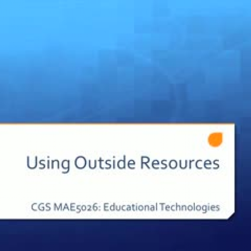 Outside Resources