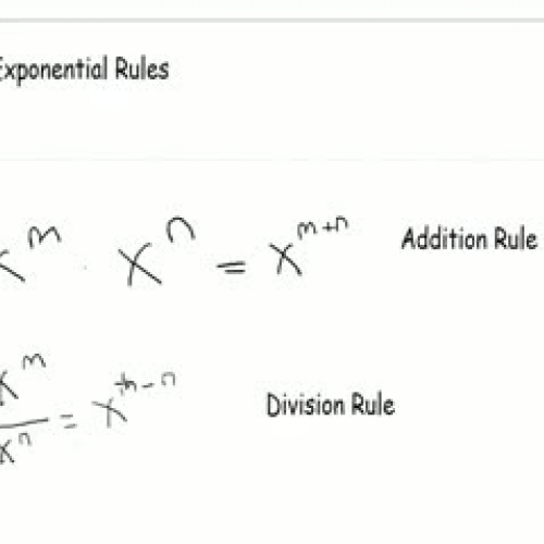 Exponent Rules Part 1