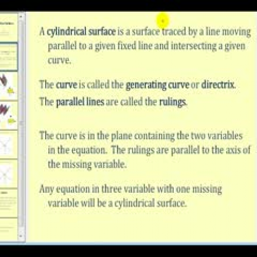 Cylindrical Surfaces