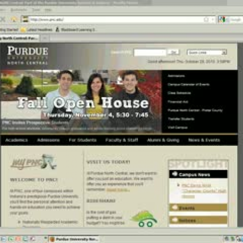 Blackboard Log-in Tutorial