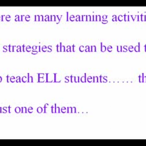 ELL Strategy