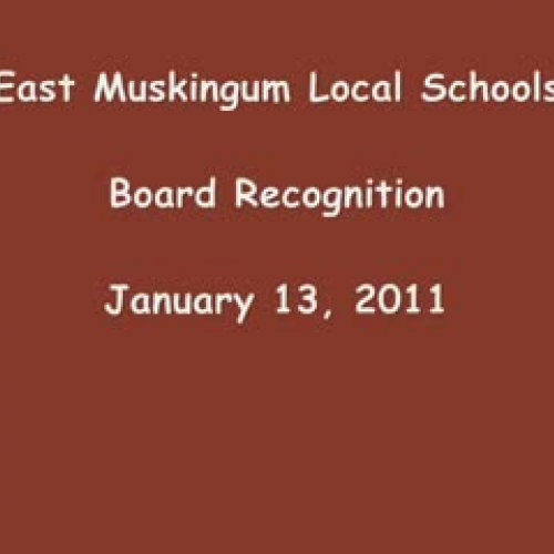 Board Recognition