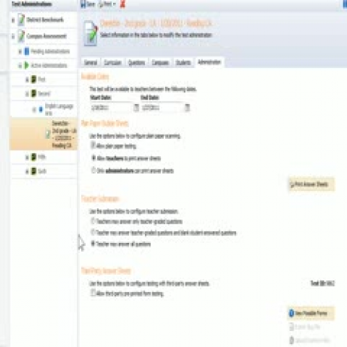 Video Tutorial #6 - Online Testing (optional)