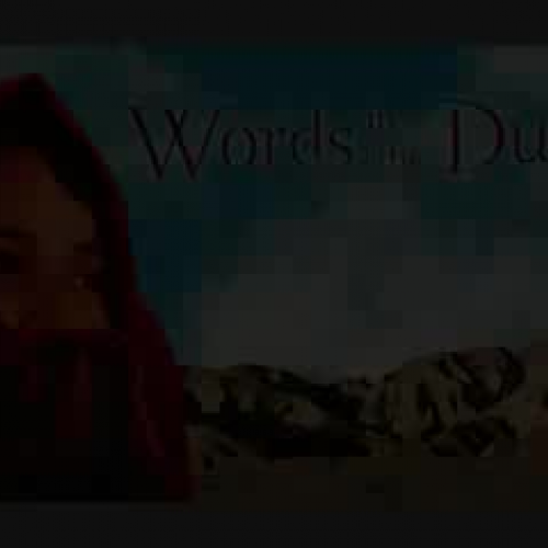 WORDS IN THE DUST a novel by Trent Reedy