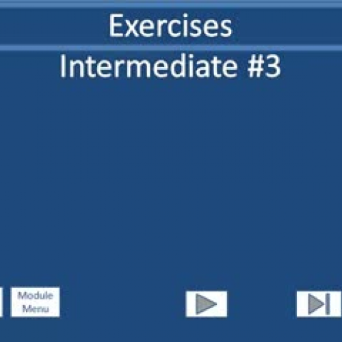 SPSS Training Excerpt-Intermediate