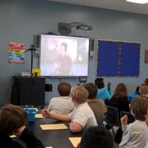 NASA video conference with Roberts Elementary