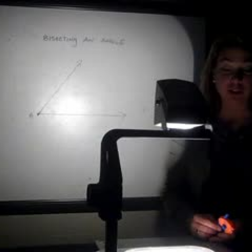 Bisecting an Angle