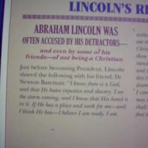 Lincoln's Religion