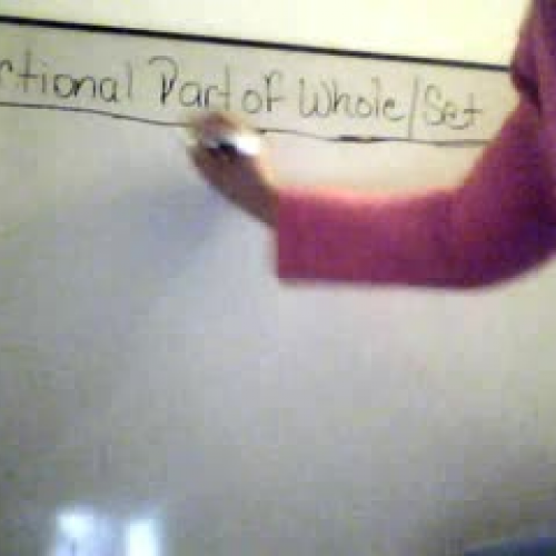 Fractional Part of a Whole or Set