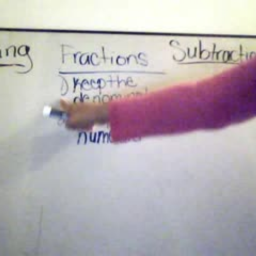 Add and Subtract Fractions