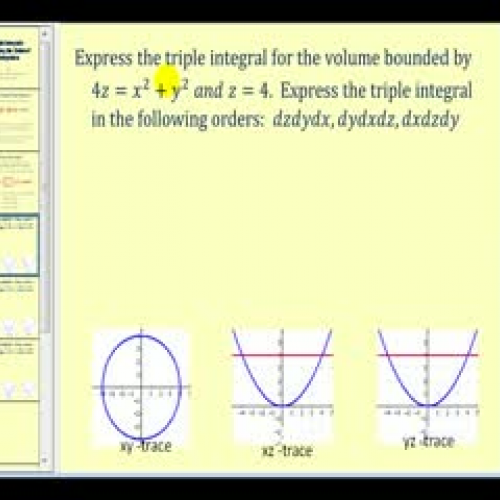 Changing the Order of Triple Integrals