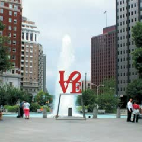 "LOVE" (1976) by artist Robert Indiana