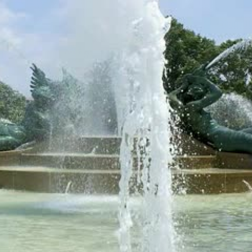 "Swann Memorial Fountain" (1924) by artist Alexander Stirling Calder