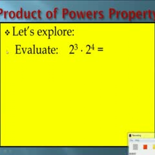 6.1 Properties of Exponents