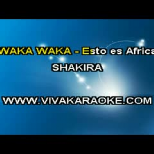 Waka Waka - Shakira Karaoke Profesional CD+G 