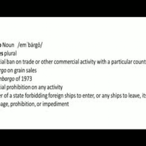 The Jeffersonian Embargo