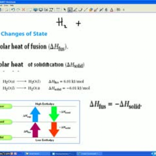 Molar Heats of Physical Change