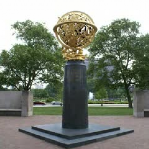 "Aero Memorial" (1984) by artist Paul Manship