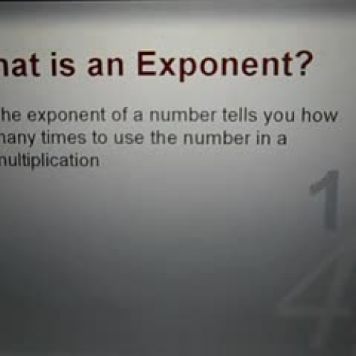 Intro to Exponents
