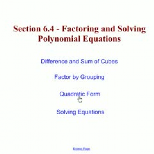 Quadratic Form Factoring
